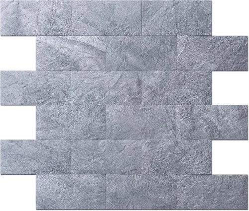 Miniatura 14 de Art3d Paquete de 10 azulejos de pared para salpicaduras de muro, azulejos de piedra para cocina, baño, chimenea, tocadores en piedra beige