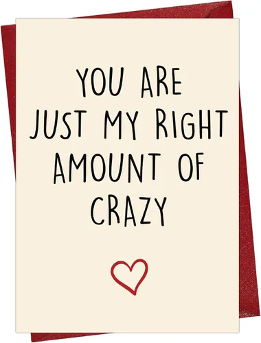 Miniatura 6 de Cheerin Tarjeta de amor con sobres, tarjetas románticas para esposa, novia, marido, prometido, novio, tarjeta de aniversario sentimental para él