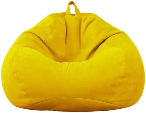 Miniatura 10 de Koolouispoper Funda para sofá grande y pequeña sin relleno, de tela de lino, puf, puff para sala de estar, dormitorio, tatami