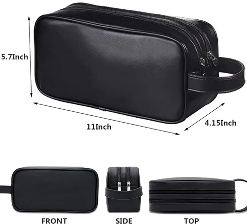 Miniatura 6 de Neceser para hombre y mujer, Negro, 1 unidad (Paquete de 1), Classic