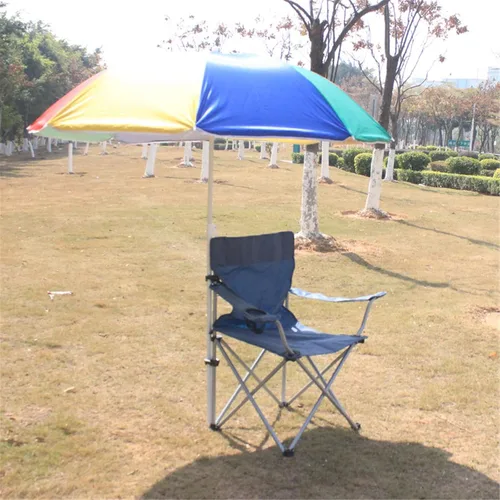 Miniatura 2 de Sillas de camping plegables al aire libre con toldo con portavasos para viajes, senderismo