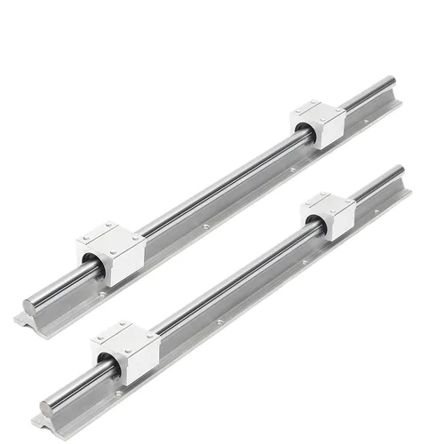 Miniatura 3 de 2 piezas de riel lineal de 39.370 in/39.4 pulgadas con 4 piezas SBR16UU Lineal Rodamiento deslizante Bloque CNC Piezas para varilla de eje
