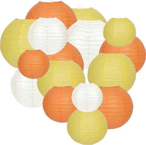 Miniatura 9 de Faroles de papel blanco redondos chinos para fiestas, decoración del hogar y bodas, varios tamaños de 6 pulgadas, 8 pulgadas, 10 pulgadas, 12