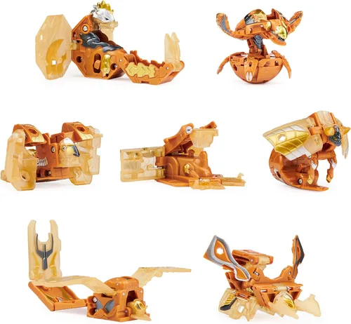 Miniatura 3 de Bakugan Ultimate Viloch, Bakugan exclusivo 7 en 1, incluye BakuCores y tarjetas de intercambio, figura de acción coleccionable Geogan Rising