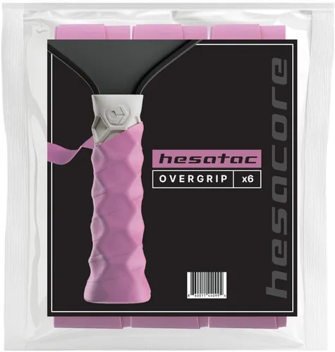 Miniatura 7 de Hesacore Hesatac Cinta de Sobreagarre – para Pickleball, Pádel y Tenis – Hecha para Agarres Hesacore – Absorbe el Sudor, Suave, Antideslizante, Rosa