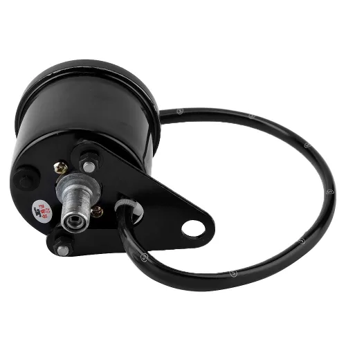 Miniatura 8 de Acouto Velocímetro de motocicleta 12V universal motocicleta LCD instrumento digital velocímetro odómetro tacómetro medidor medidor negro chapado