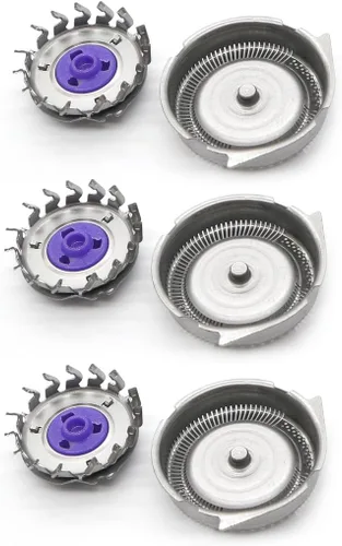 Miniatura 6 de Cabezales de repuesto genéricos para afeitadoras Norelco Philips HQ6 Quadra Action Modelos: 7886XL, 7885XL, 7867XL, 7866XL, 7865XL, 7845XL, 7845XL