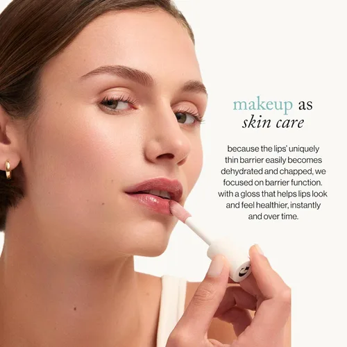 Miniatura 4 de goop Beauty Hydra-Barrier Gel Gloss Brillo de labios hidratante para hidratar y dar volumen a los labios Ácido hialurónico y vitamina E Glaze