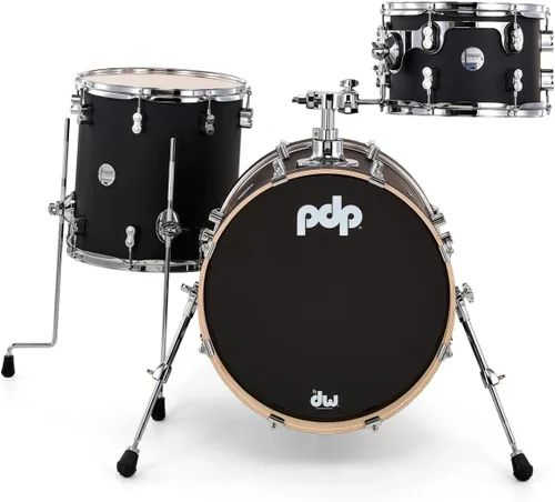 PDP Concept Maple Bop - Carcasa (3 unidades), color negro satinado