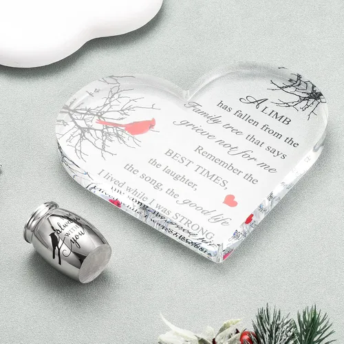 Miniatura 4 de Urnas cardenales medianas para adultos, regalos conmemorativos para mujeres, urnas de recuerdo para cenizas