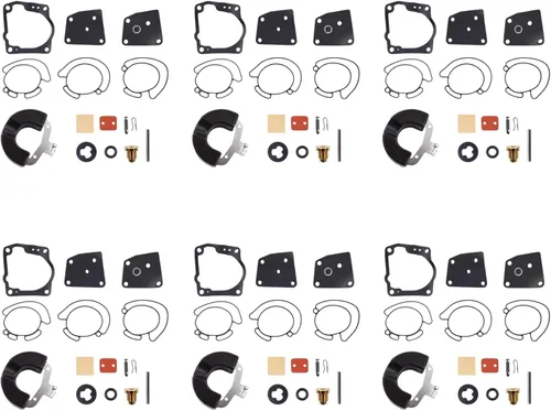 ALL-CARB Kit de reparación de carbohidratos de repuesto para Johnson Evinrude V4 V6 (90-175hp) 18-7247 436852 438996