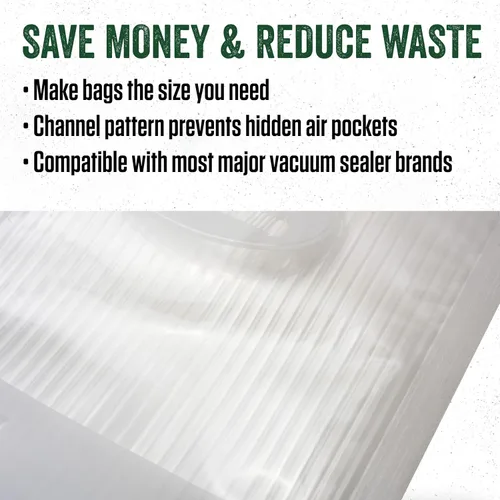 Miniatura 4 de LEM MaxVac - Rollos para bolsas de vacío de 2 piezas de 8 pulgadas x 20 pies