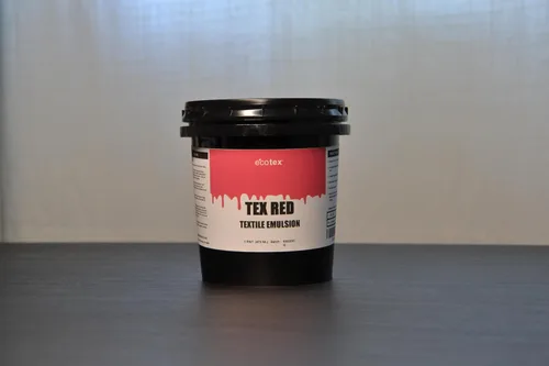 Miniatura 7 de Emulsión Ecotex® Tex-Red Serigrafía (Pinta - 16 oz.) Emulsión fotográfica presensibilizada para pantallas de seda y tela - para tintas de plastisol