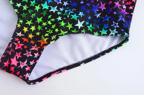 Miniatura 8 de Traje de baño de unicornio de una pieza de sirena para niñas pequeñas, conjunto de dos