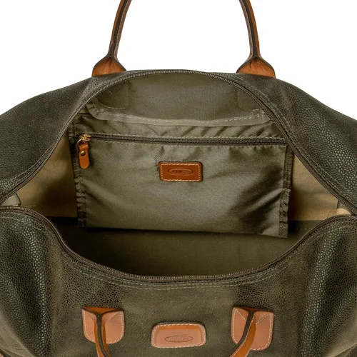 Miniatura 5 de Bric's Bolsas de lona tipo cargo, Verde -Oliva, Life - Bolsa de lona de 18 pulgadas