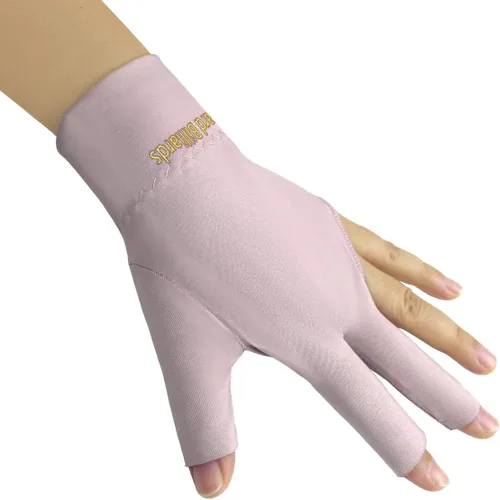Miniatura 20 de Scott Edward Guantes de billar 10 piezas/set 3 dedos abiertos Guantes de billar Guantes de taco de piscina Spandex para mano izquierda o derecha