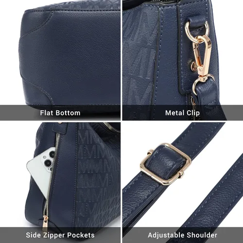 Miniatura 6 de Large Hobo Purses and Handbags for Women Vegan Leather Shoulder Crossbody Bag with Wallet