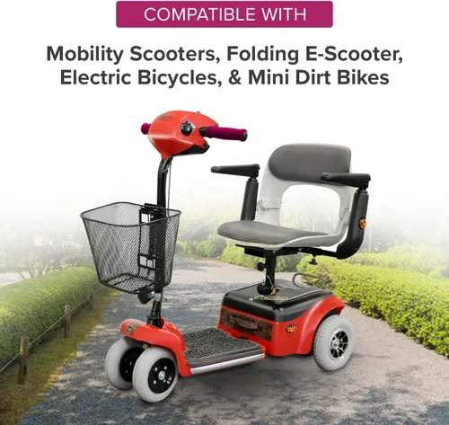 Miniatura 2 de AlveyTech Empuñadura de manillar de 5.118 in (5 pulgadas) de largo (juego de 2) – Empuñaduras de espuma de repuesto para scooters de movilidad
