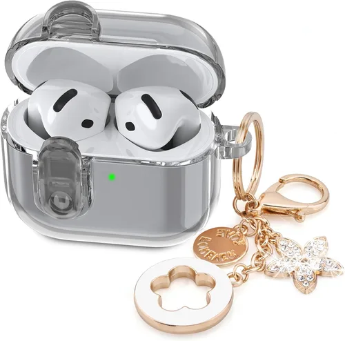 Miniatura 15 de Funda para Apple Airpods iPods Pro 3, fundas transparentes 2025 lindas mujeres, VISOOM Cute Air Pods Pro3 funda transparente para Airpods iPods Pro
