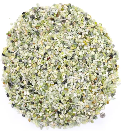Miniatura 6 de Piedras para plantas. Piedras pulidas decorativas de jade verde. 3/8 pulgadas - 10 libras para plantas, jardín, paisajismo, manualidades, JADE VERDE