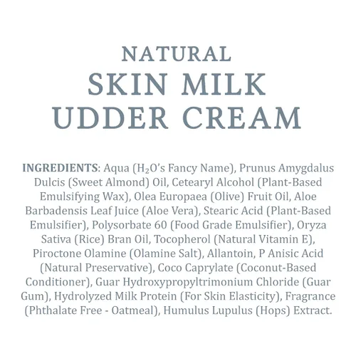 Miniatura 4 de MooGoo Skin Milk Udder Cream - Hidratante ligero para pieles sensibles, secas e irritadas, cara y cuerpo, todas las edades, incluidos bebés, 7 onzas