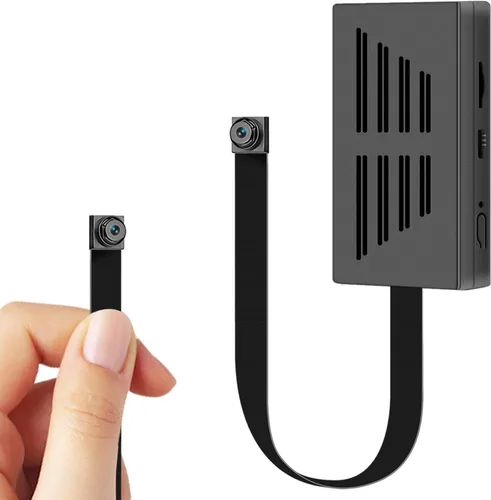 VHLTTYV Mini cámaras de video de 64 GB 1080P Mini grabadora de video portátil para niñera con detección de movimiento cámaras de seguridad para el