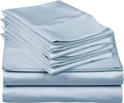 Miniatura 21 de Mattress-Homes Juego de sábanas tamaño Queen de 6 piezas, colección Hotel Luxury, 100% algodón egipcio, sábana bajera ajustable de 18 pulgadas