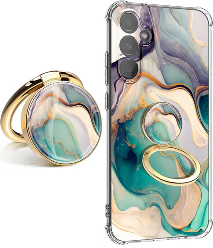 Miniatura 32 de para Samsung Galaxy a15 5G [Funda de Mármol Delgada]+[Anti-Caída Protectora] Fundas de Teléfono de TPU Suave y Elegantes para Mujeres de 6.5 Pulgadas