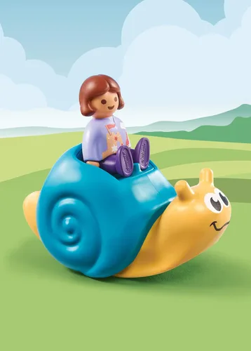 Miniatura 2 de Playmobil 1.2.3: Caracol mecedor con función de sonajero