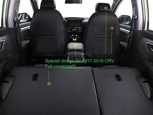 Miniatura 3 de EKR Fundas de asiento CRV de ajuste personalizado para Honda CRV 2015 2016 Juego completo de funda de asiento para SUV, protectores de asiento