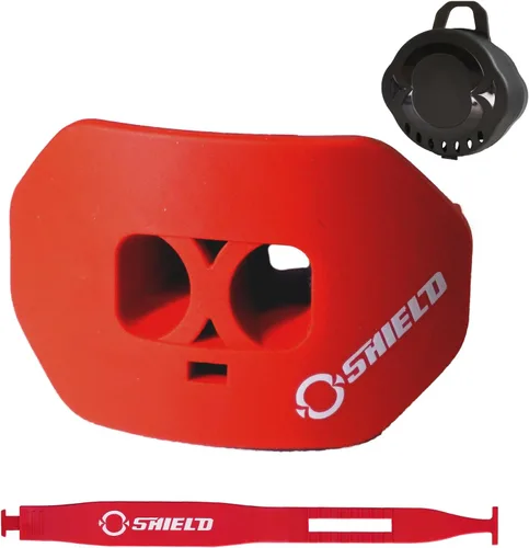 Miniatura 14 de O Shield Protector bucal Core Football con correa desmontable, protector de labios apto para fútbol americano, 7 contra 7, bandera de fútbol