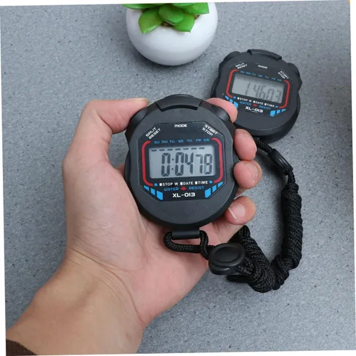 Miniatura 9 de STOBAZA Cronómetro profesional de 2 piezas con temporizador de movimiento profesional, multifunción, temporizador deportivo digital con función