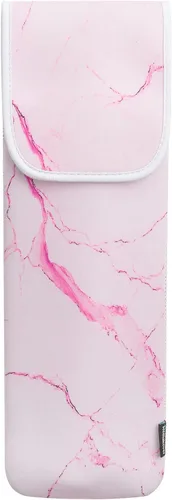 Homakover Bolsa de neopreno resistente al calor, funda universal para rizador, funda de viaje para rizador de hierro plano, para viajes, gimnasio u