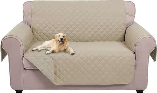 Miniatura 78 de U-NICE HOME Funda de sofá reversible para perros con correas elásticas, resistente al agua, protector de muebles para mascotas, funda de sofá