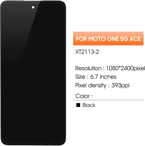 Miniatura 2 de AGCUT Para Moto One 5G Ace Pantalla Reemplazo para Pantalla Moto One 5G Ace Pantalla LCD XT2113-2 XT2113-1 Pantalla LCD Digitalizador Asamblea
