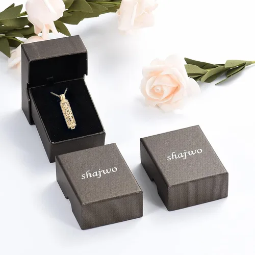 Miniatura 7 de shajwo Joyería de cremación cilíndrica, collar de cenizas de urna del árbol de la vida para mujeres y hombres, vial de cremación de cenizas