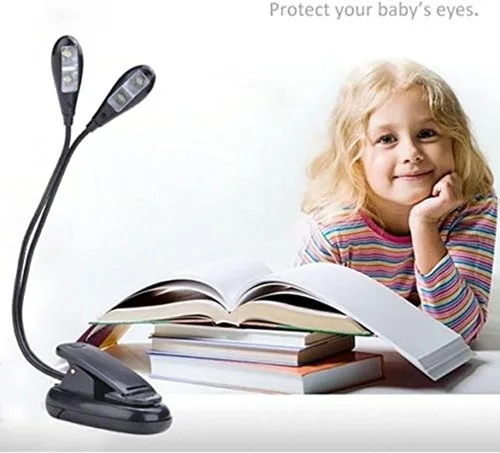 Miniatura 6 de Luz de soporte de música, luz LED de lectura de libros, luz USB y funciona con baterías/luces portátiles para piano de viaje, lector electrónico