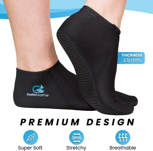 Miniatura 5 de Medias de neopreno InstaMarine, perfectas para deportes acuáticos, snorkel, buceo, natación