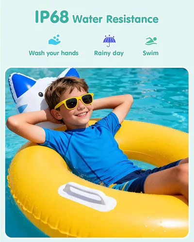 Miniatura 8 de Reloj inteligente para niños, reloj para niños sin necesidad de teléfono con monitor de frecuencia cardíaca y sueño, monitor de estrés y SpO2