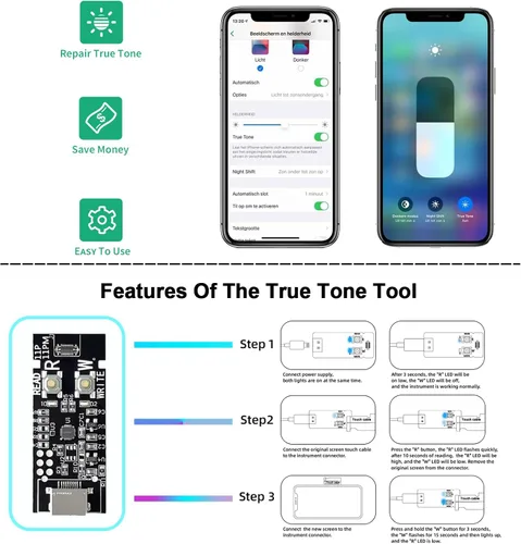Miniatura 4 de [OLED] para iPhone 11 PRO MAX Reemplazo de pantalla de 6.5 pulgadas [NO LCD] Pantalla 3D Touch Frame Asamblea digitalizador con kit de reparación