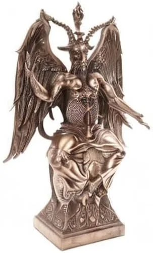 Miniatura 2 de Pacific Giftware Pacfic Trading - Estatua grande de Baphomet en pedestal