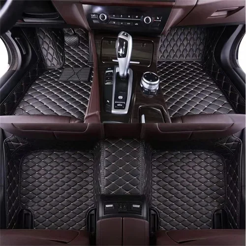 Miniatura 36 de Alfombrillas personalizadas de cuero artificial para automóvil, impermeables, antideslizantes, adecuadas para automóviles, SUV, camionetas, protegen