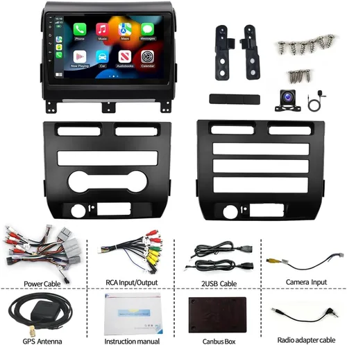 Miniatura 8 de 9" Android 14 Car Stereo for Ford F150 2009-2012 w/WiFi GPS Navigation Bluetooth Touchscreen Car Radio Receiver with Carplay w/Android Auto Backup