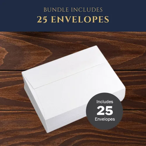 Miniatura 4 de Market On Mainstreet - Tarjeta de felicitación de año nuevo con sobre, diseño elegante en cartulina premium de 310 GSM, interior en blanco
