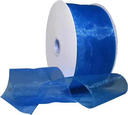 Miniatura 24 de Morex Ribbon 91803/100-609 Cinta de nailon Organdy, 5/8 pulgadas por 100 yardas, color rojo