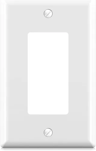Miniatura 30 de ELEGRP Placas decorativas de pared de 3 posiciones, tamaño mediano 4.88" H x 6.75" L, cubierta frontal termoplástica irrompible para interruptor