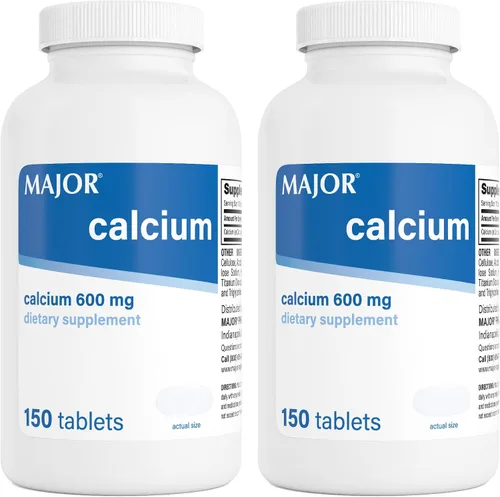 Miniatura 8 de Major Tabletas de calcio de 600 mg - Suplemento de calcio - 150 unidades (1 paquete)