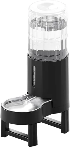 Miniatura 10 de CZPET Dispensador automático de agua de 7L para perros y gatos con cuenco de acero inoxidable, dispensador de agua por gravedad, 100% libre de BPA