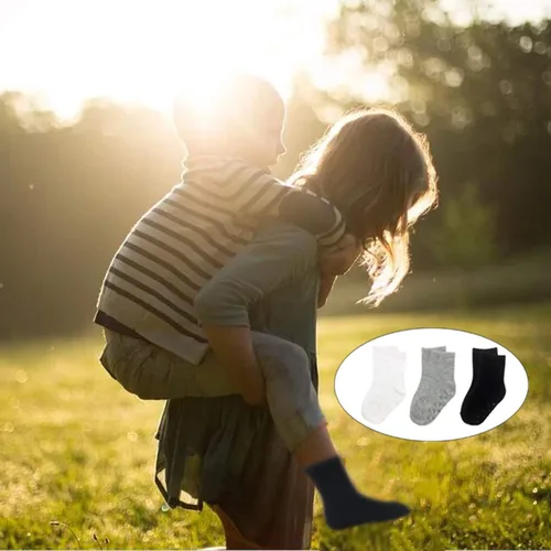 Miniatura 7 de Jamegio 12 pares de calcetines antideslizantes para niños pequeños y niñas