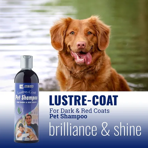Miniatura 3 de Kenic Dark Coat Shine - Champú acondicionador para perros y gatos, mejora el color y el brillo de la capa profunda, sin jabón ni parabenos